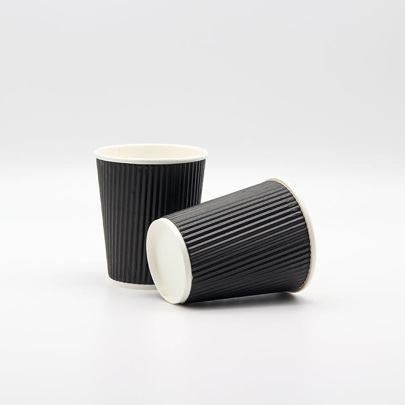 8oz Ripple Wall Paper Cup (PE) Recycled