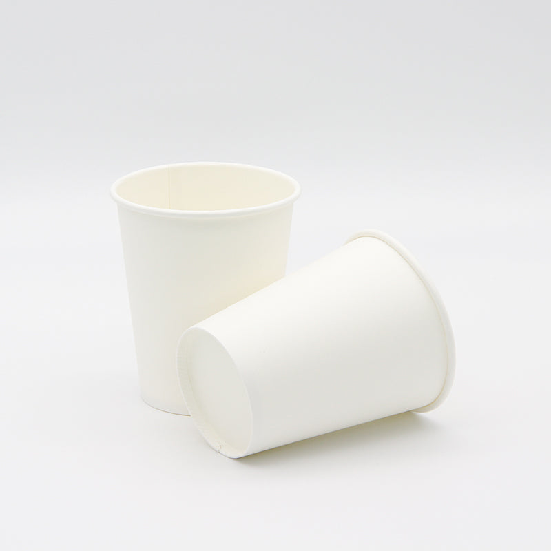 8oz Single Wall Paper Cup (PE) Recycled